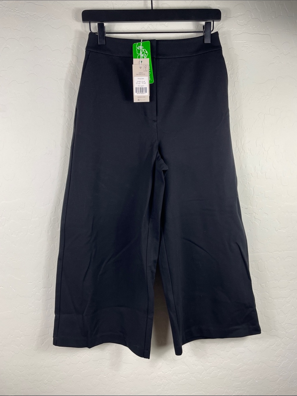 Boden Wide Leg Pants in Black Size 4